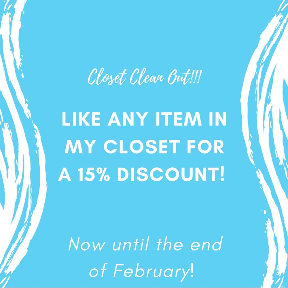 Closet clean out sale!